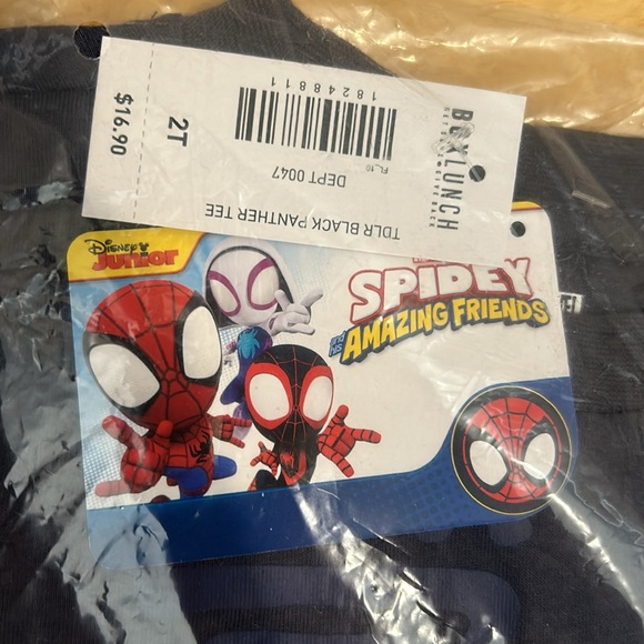 Marvel Spidey and His Amazing Friends Toddler T-Shirts Black Panther Spidey - Picture 10 of 16